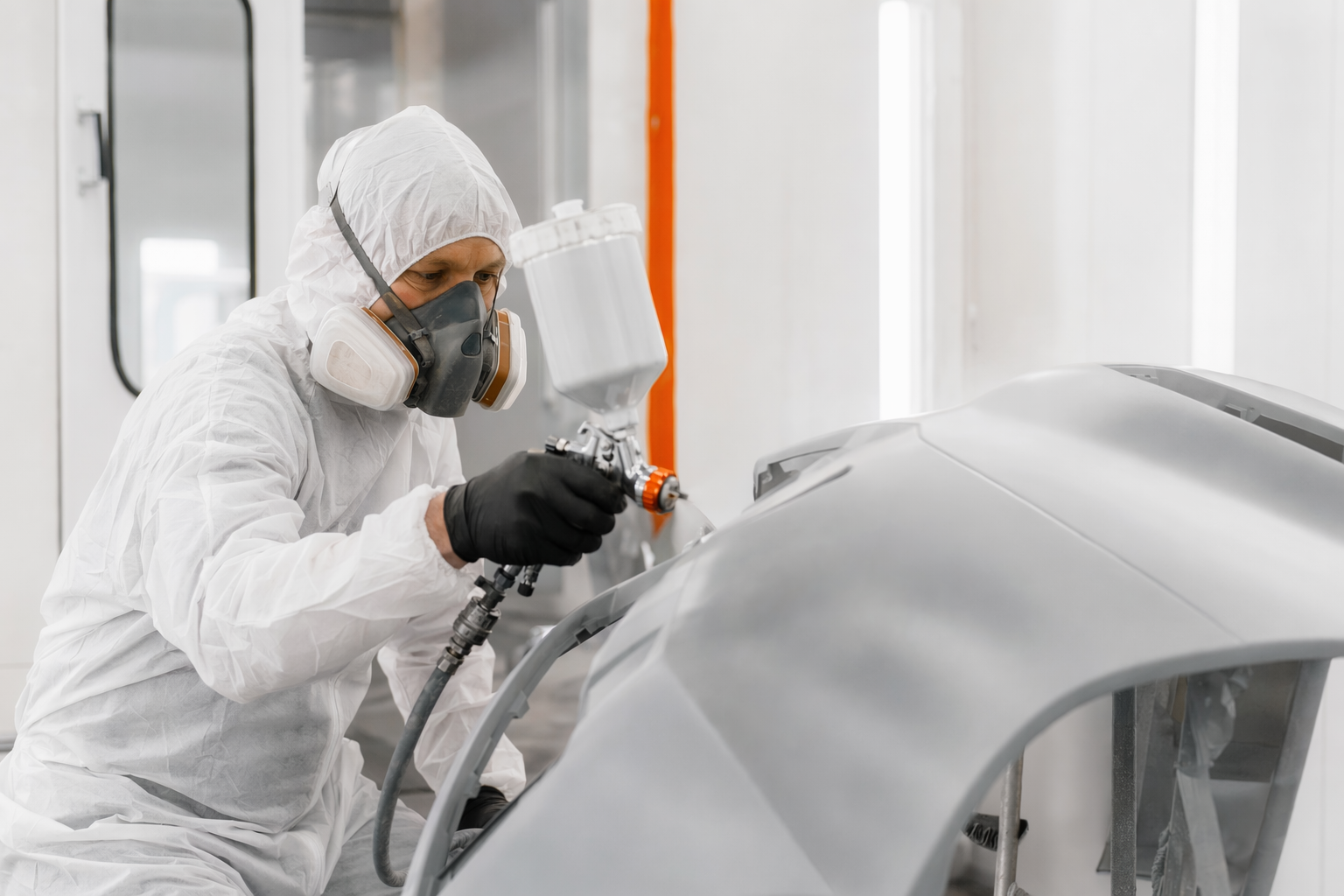 Penti karosri oto ak matche koulè — eksplikasyon sou refinishing, blending, ak clear coat